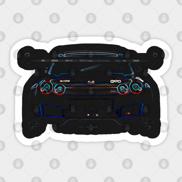 Nissan GTR NISMO Sticker by hottehue